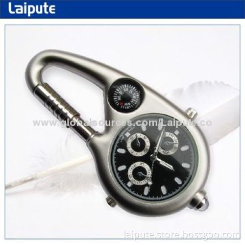 New arrival key-chain watch, with one plastic telephone line and metal clip